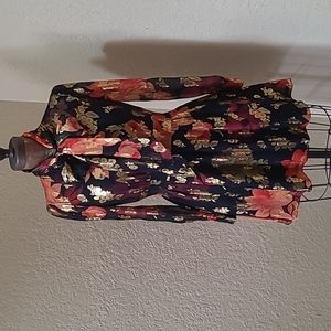 WOMENS RARE HANEY FLORAL SHIRT DRESS SIZE 0